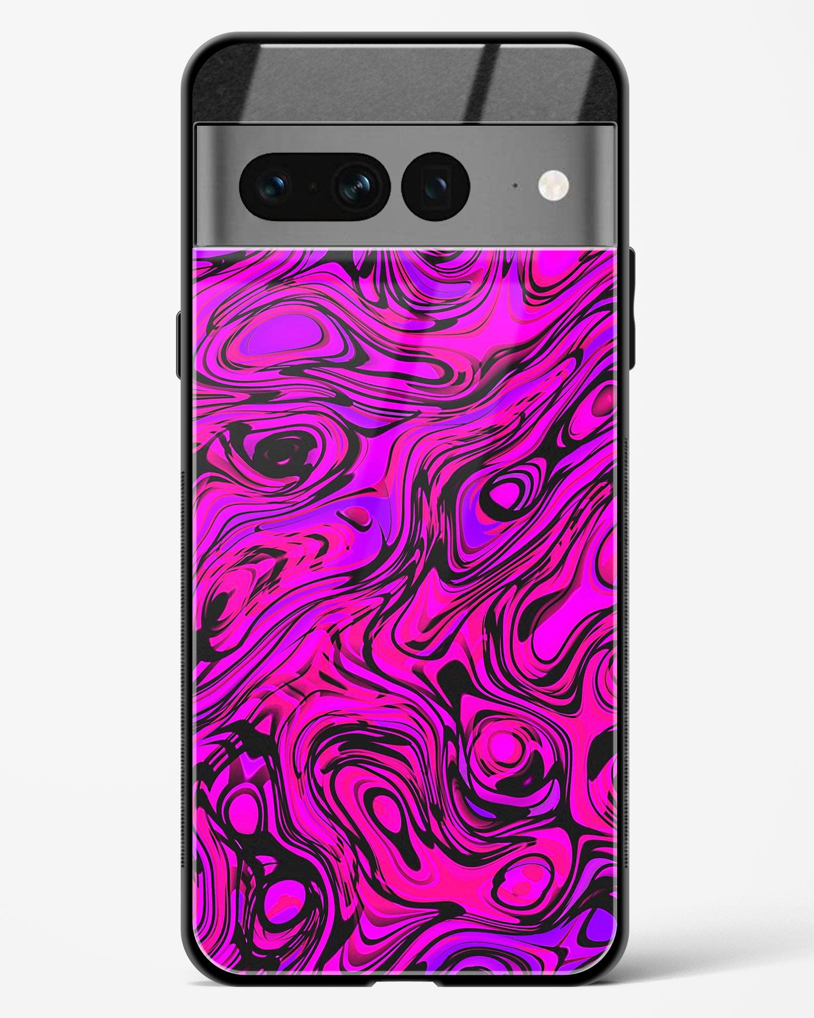 colorful stroke pattern - Google Pixel 7 Pro Glass Gripper Case