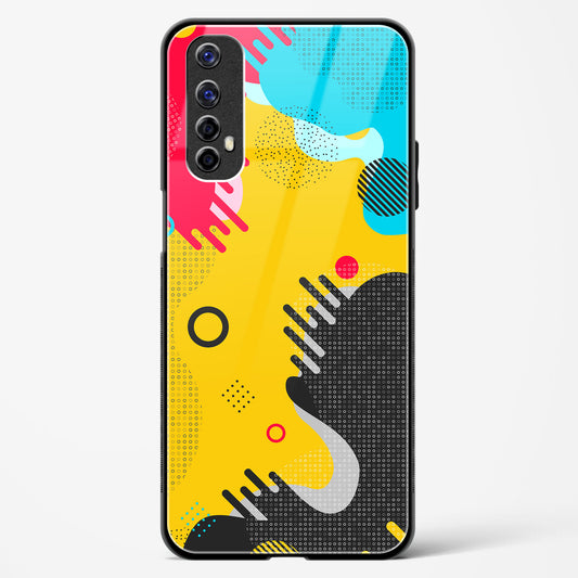 boho abstract - Realme 7 Glass Gripper Case