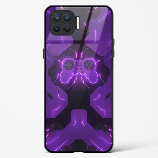 Violet Vortex - Oppo F17 Glass Gripper Case