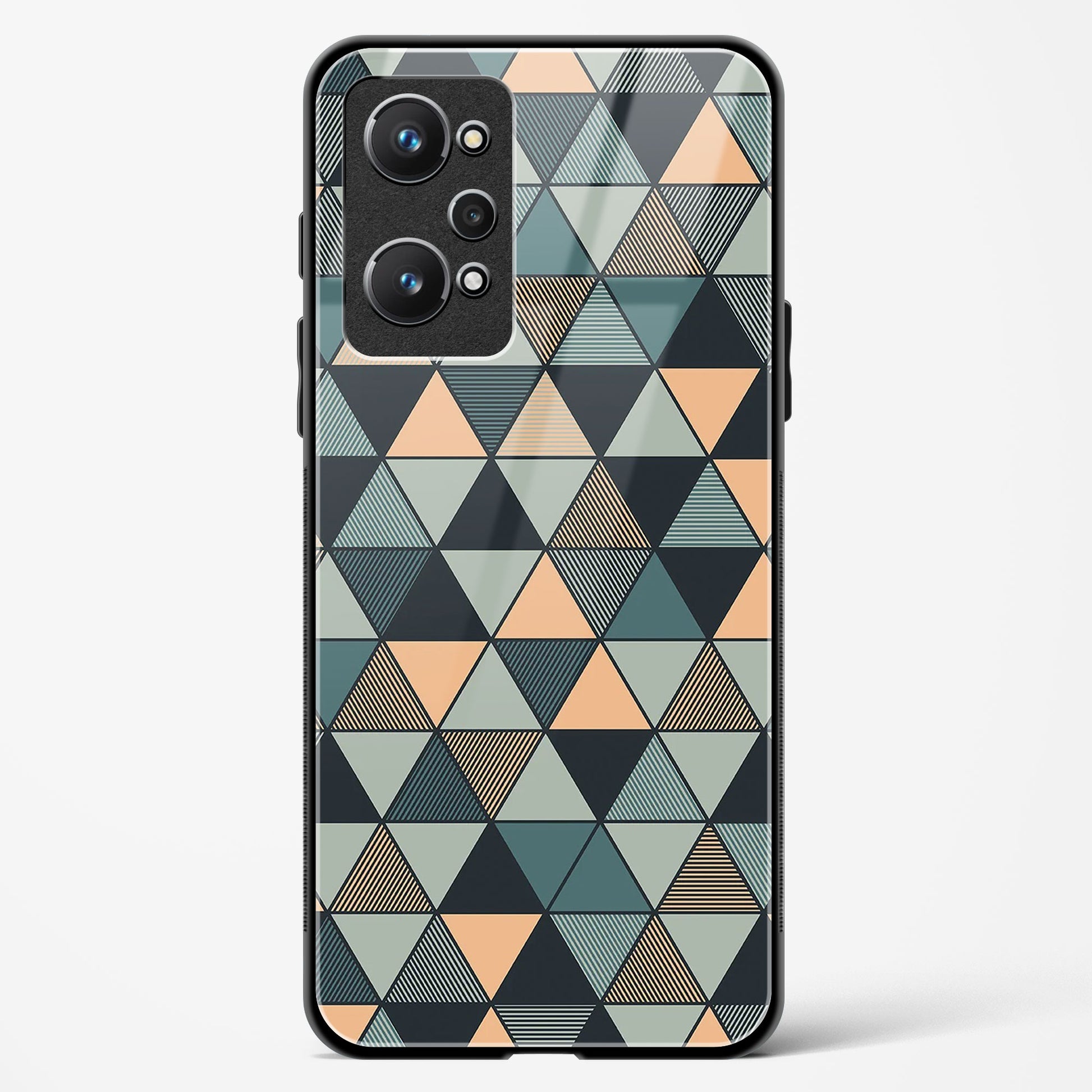 Triangle Mosaic - Realme GT2 Pro Glass Gripper Case