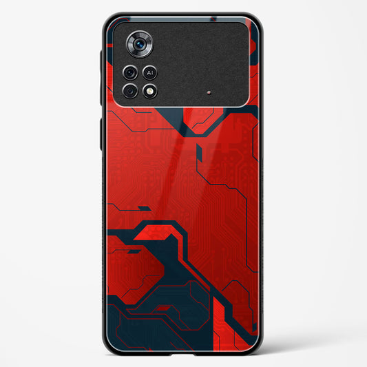 Sanguine Surge - POCO X4 Pro 5G Glass Gripper Case