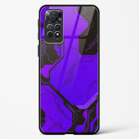 Purple Pulse - Redmi Note 11 Pro 5G Glass Gripper Case