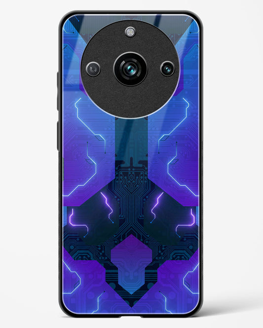 Electric Blueburst - Realme 11 Pro Plus 5G Glass Gripper Case