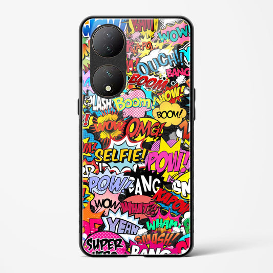 comic madness - Vivo Y100 5G Glass Gripper Case