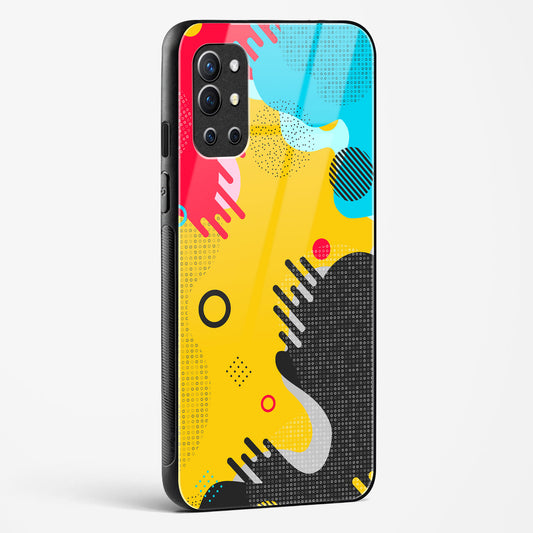 boho abstract OnePlus OnePlus 9R Glass Gripper Case