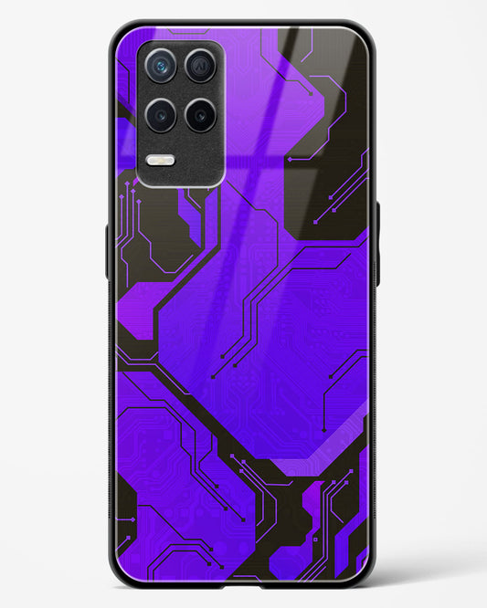 Purple Pulse - Realme 9 5G Glass Gripper Case