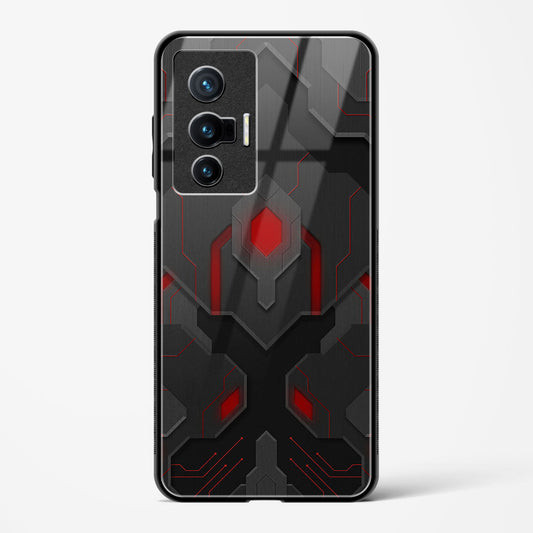 Obsidian Inferno - Vivo X70 Glass Gripper Case