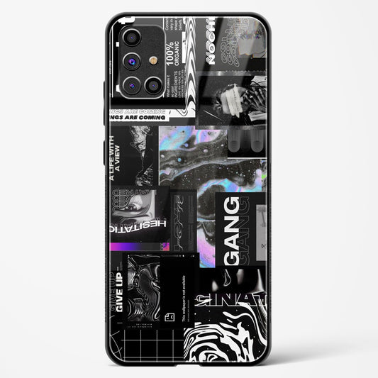 Anxiety Being - Samsung Galaxy M31S Glass Gripper Case