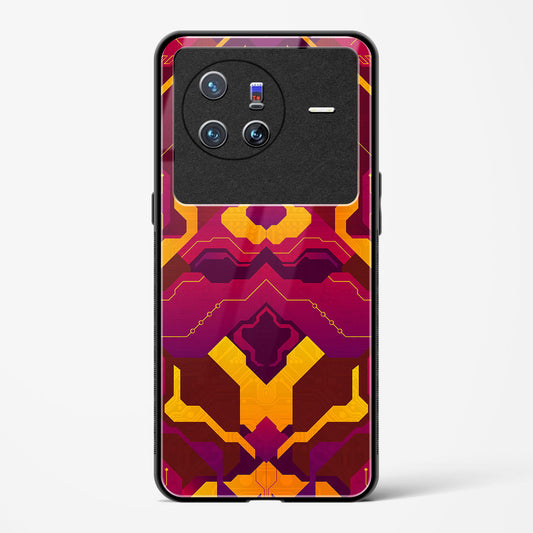 Pink Fusion - Vivo X80 5G Glass Gripper Case