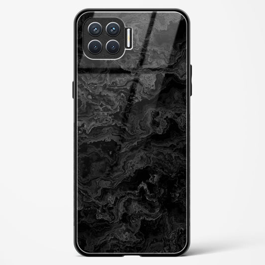 Charcoal Veil - Oppo Reno 4F Glass Gripper Case