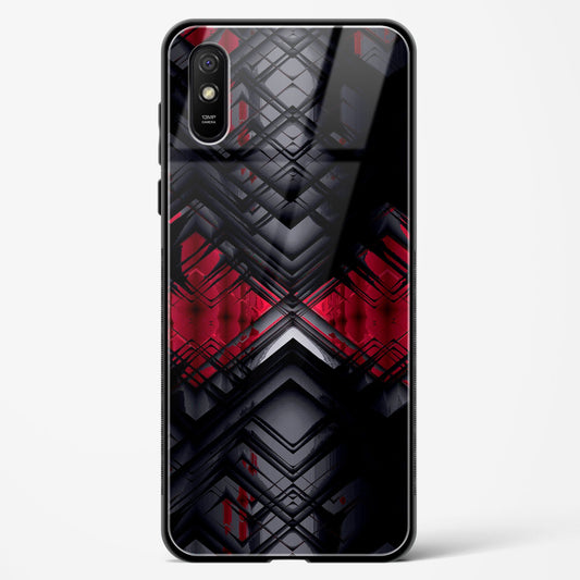 Red Eclipse - Redmi 9A Glass Gripper Case