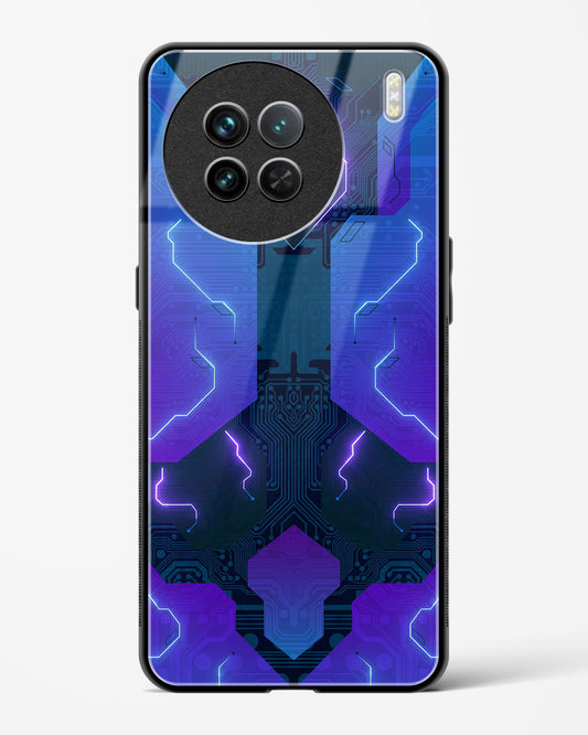 Electric Blueburst - Vivo X90 Glass Gripper Case