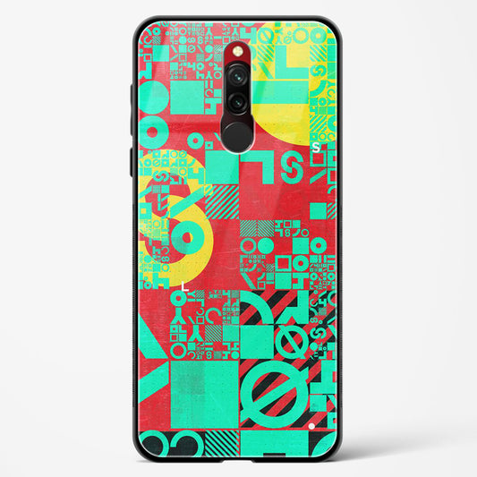 Orient Abstract - Redmi 8 Glass Gripper Case