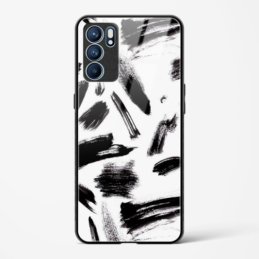 Ink Marks - Oppo Reno 6 Glass Gripper Case