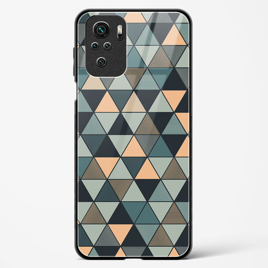 Triangle Mosaic - Redmi Note 10s Glass Gripper Case