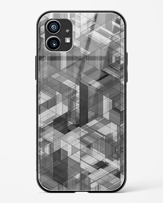 Black Diamond Grid - Nothing Phone 1 Glass Gripper Case