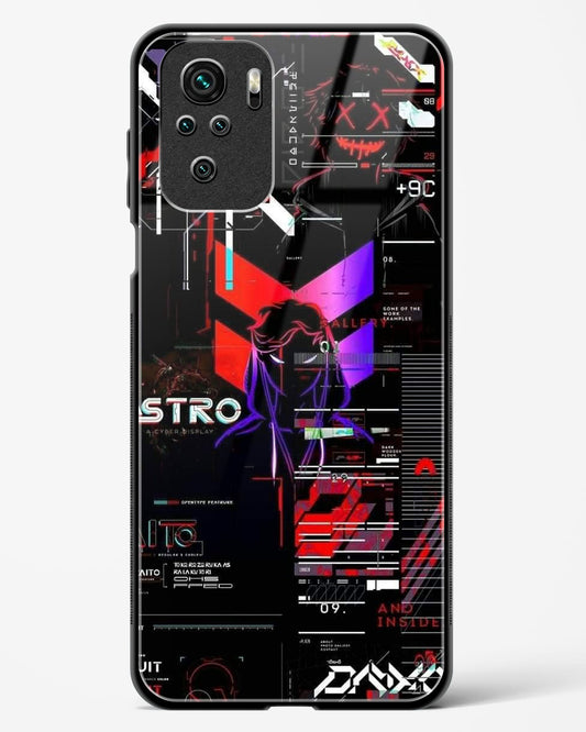 Cyber Boy Red - Redmi Note 10 Glass Gripper Case