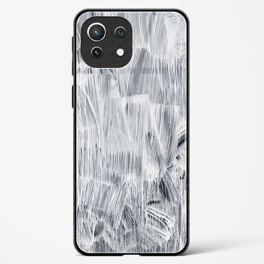 white paint - Xiaomi 11 Lite NE 5G Glass Gripper Case