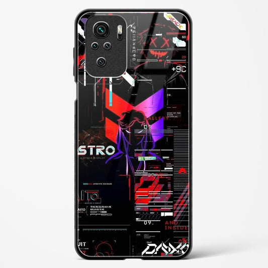 Cyber Boy Red - Redmi Note 10s Glass Gripper Case