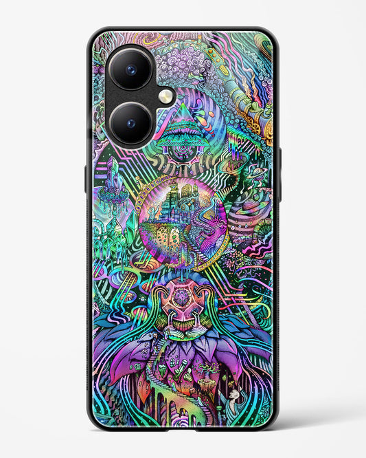 Trippy Galaxy - Vivo Y27 Glass Gripper Case