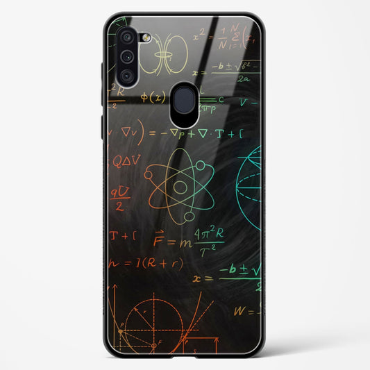 Physics Inky Black - Samsung Galaxy M11 Glass Gripper Case