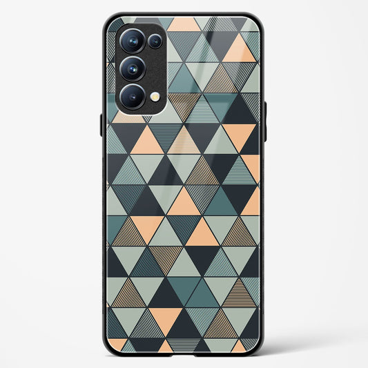 Triangle Mosaic - Oppo Reno 5 Pro Glass Gripper Case