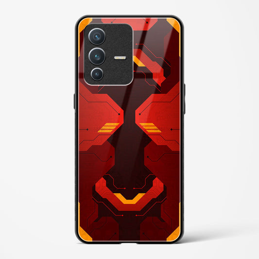 Flame Fusion - Vivo V23 Glass Gripper Case