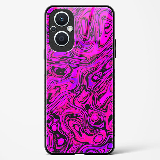 Colourful Liquid Vector - Oppo F21 Pro 5G Glass Gripper Case