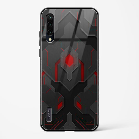 Obsidian Inferno - Mi A3 Glass Gripper Case