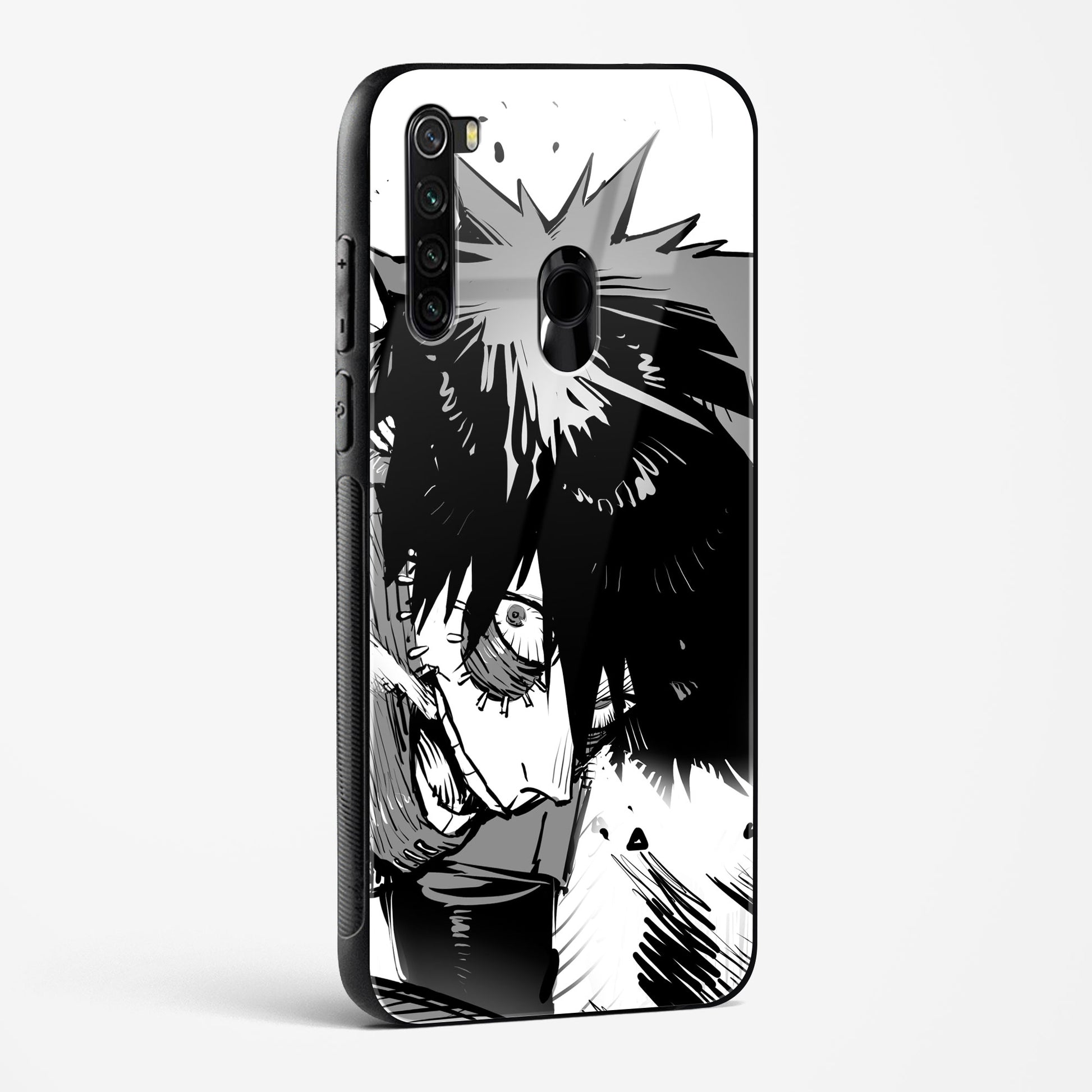 Ashen Intruder Redmi Note 8 Glass Case