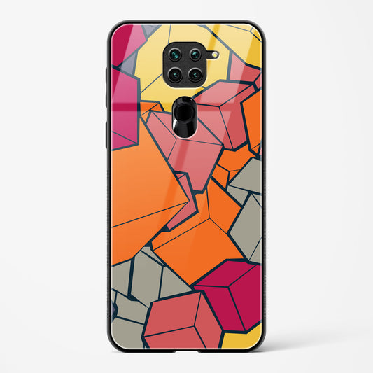 Cubic Blast - Redmi Note 9 Glass Gripper Case