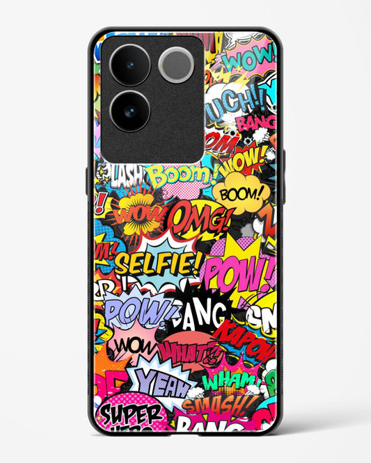 Comic Madness - Vivo iQOO Z7 Pro 5G Glass Gripper Case