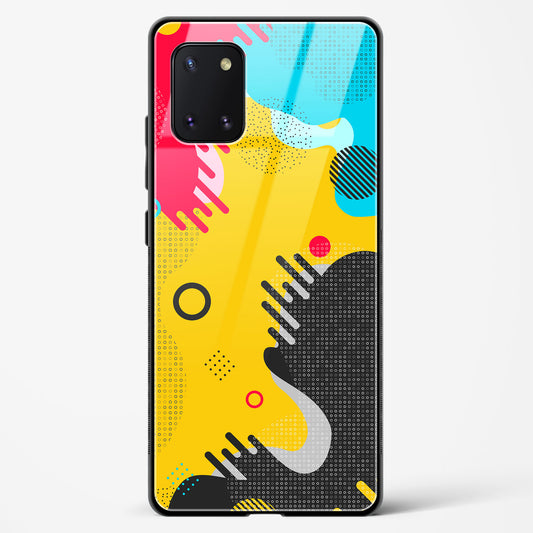 Boho Abstract - Samsung Galaxy Note 10 Lite Glass Gripper Case