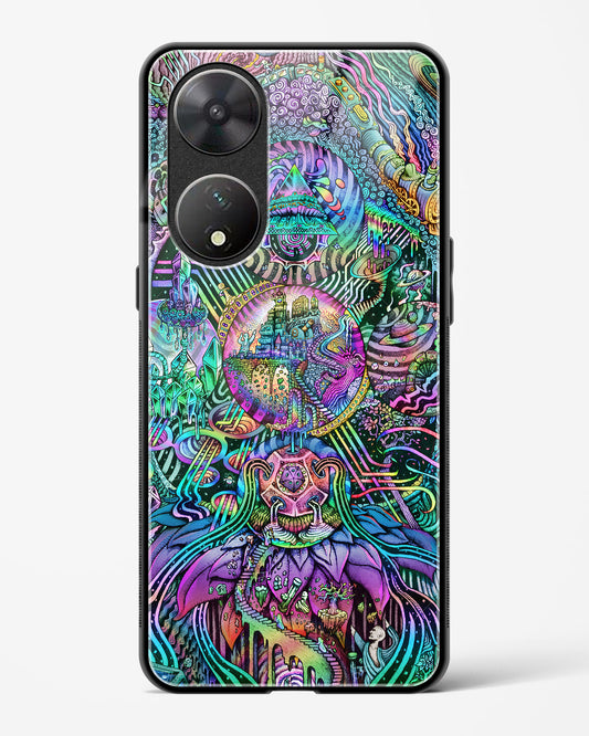 Trippy Galaxy - Vivo T2 5G Glass Gripper Case