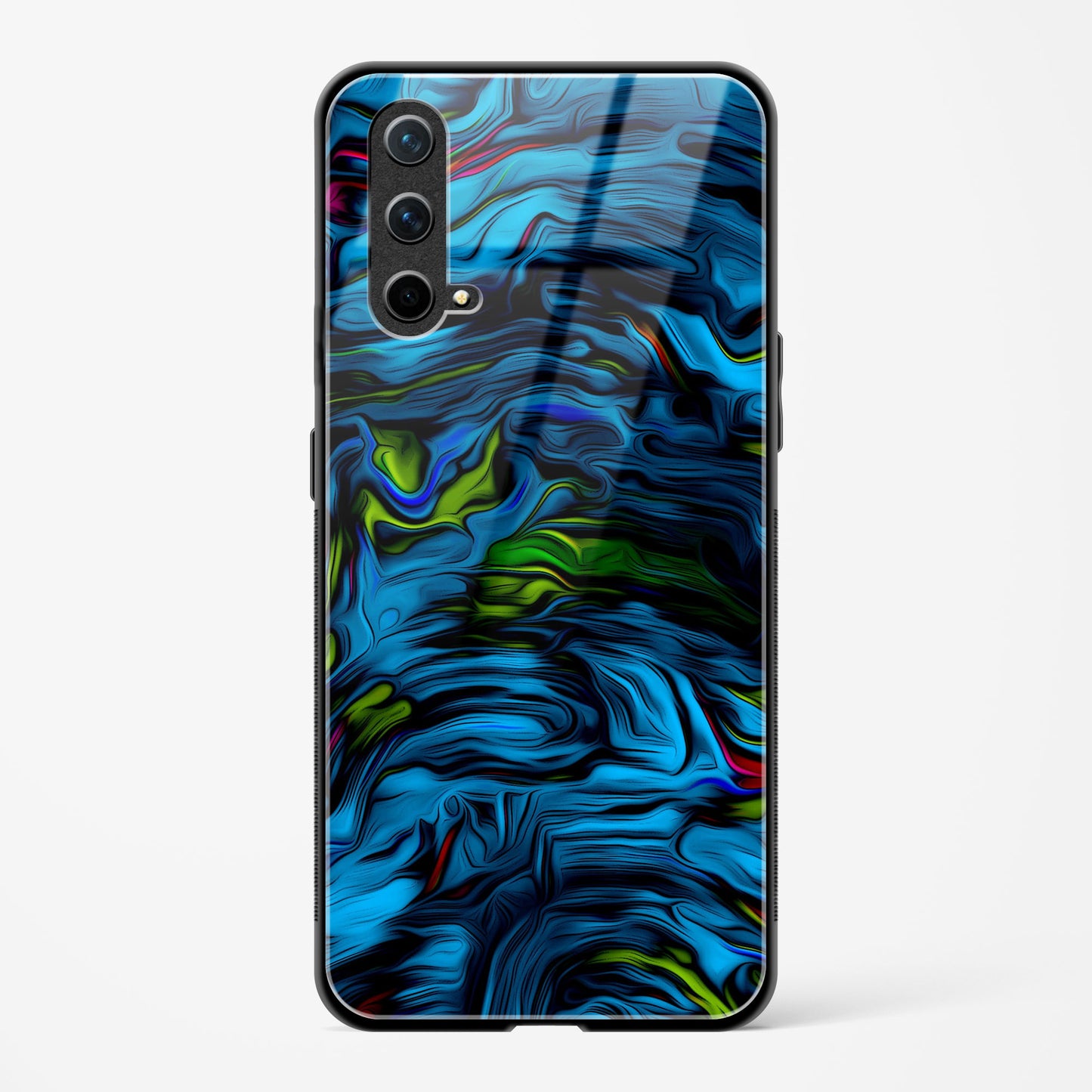 Aquatic Blue OnePlus OnePlus Nord CE 5G Glass Gripper Case