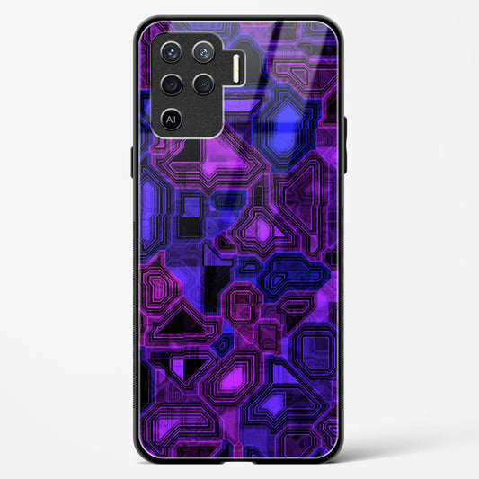 Twilight Fusion - Oppo F19 Pro Glass Gripper Case