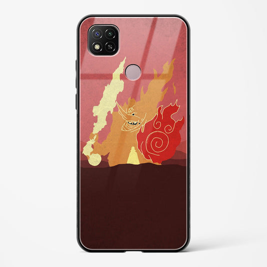 Scarlet Storm - Redmi 9 Activ Glass Gripper Case