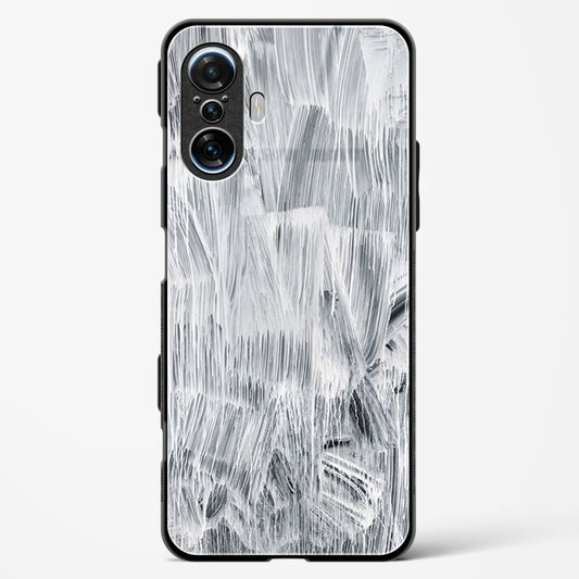 white paint - POCO F3 GT Glass Gripper Case