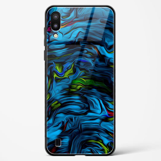 Aquatic Blue - Samsung Galaxy M10 Glass Gripper Case