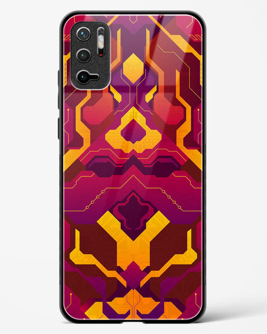 Pink Fusion - Redmi Note 10 5G Glass Gripper Case