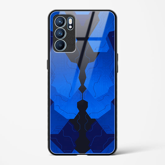 Blue Blitz - Oppo Reno 6 5G Glass Gripper Case