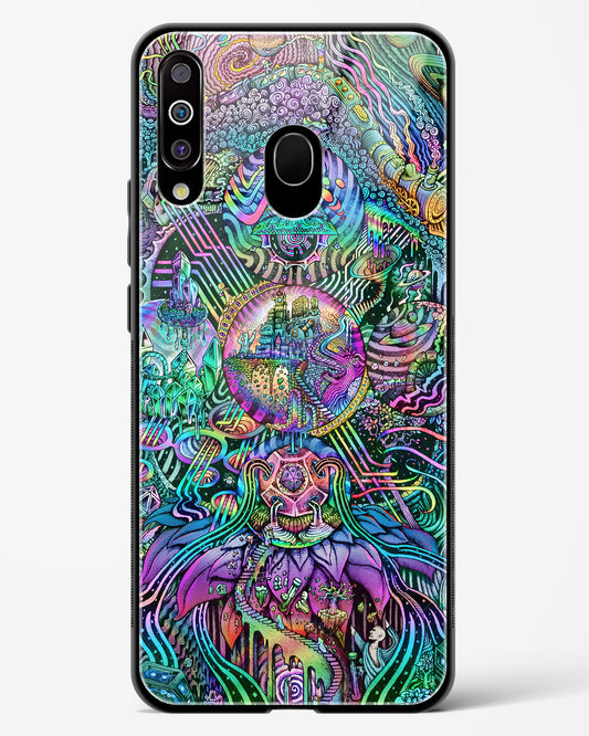 Trippy Galaxy - Samsung Galaxy M40 Glass Gripper Case