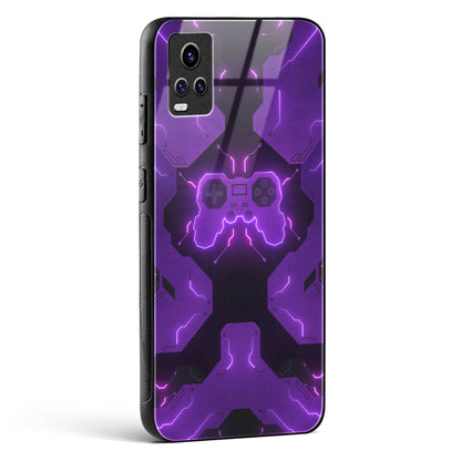 Violet Vortex - Vivo V20 Glass Gripper Case