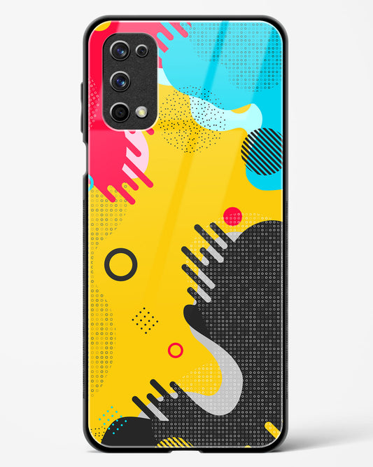 Boho Abstract - Realme X7 Pro Glass Gripper Case