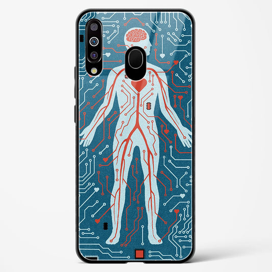 Cyber Med - Samsung Galaxy M30 Glass Gripper Case