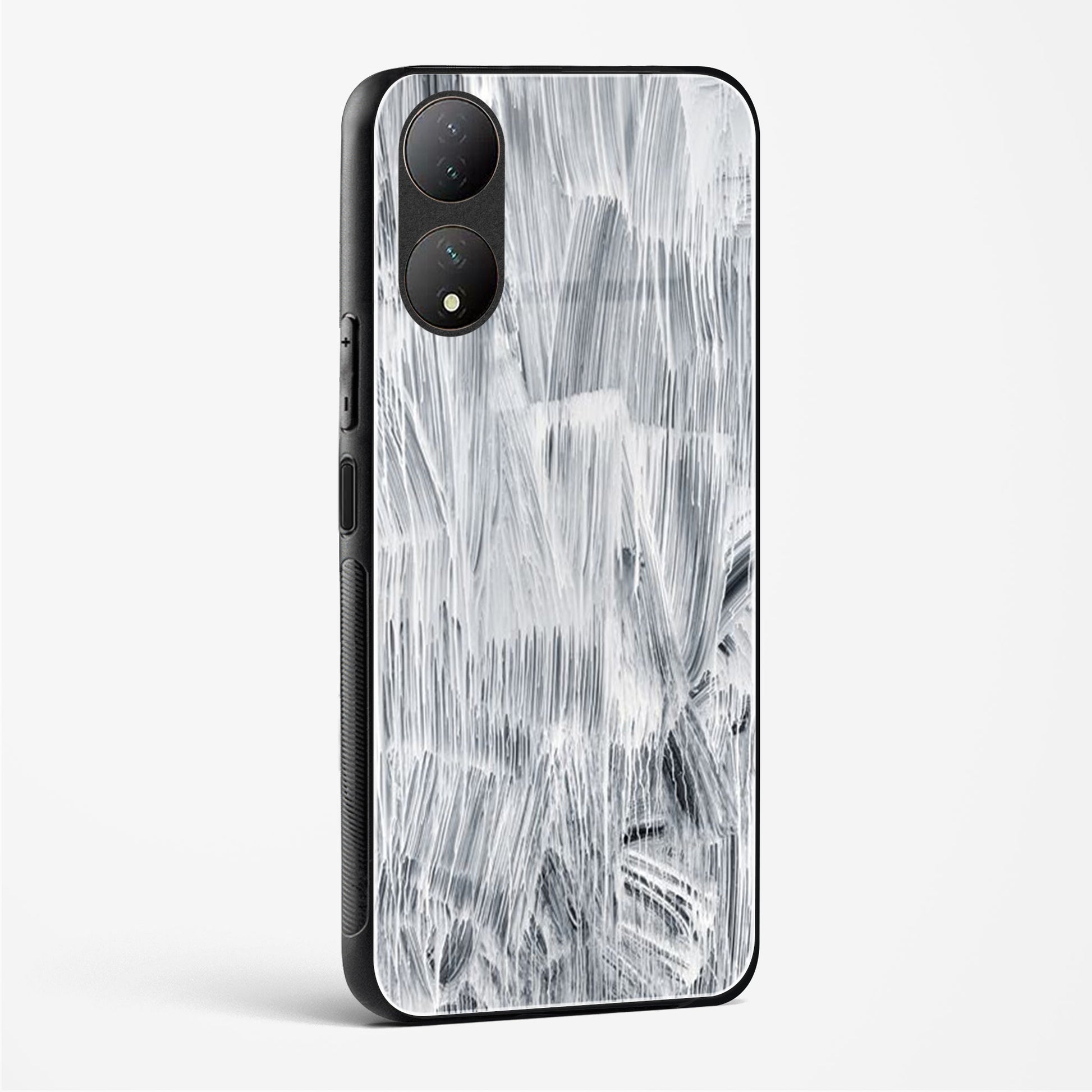 white paint - Vivo Y100 5G Glass Gripper Case