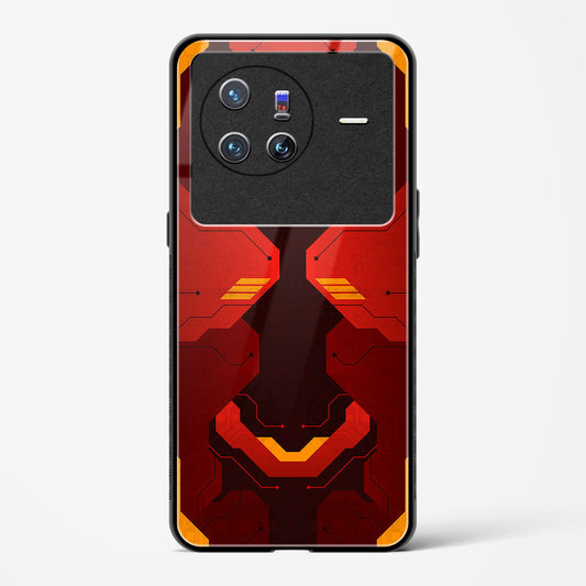 Flame Fusion - Vivo X80 5G Glass Gripper Case