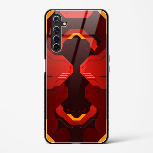 Flame Fusion - Realme 6 Glass Gripper Case