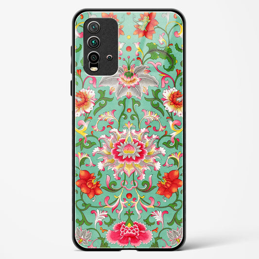 Vintage Green  - Redmi 9 Power Glass Gripper Case