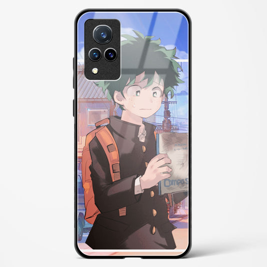 Giggling Courage - Vivo V21 Glass Gripper Case